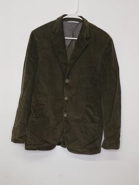 Michael Bastian Olive Green Corduroy Blazer